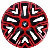Set 4 Capace Roti 16 inchi (R16), Best Rosu-Negru, Compatibile Cu BMW