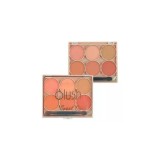 Paleta 6 farduri de obraz, Makeup, Pink Key Blush, Sweet Cheek, 01