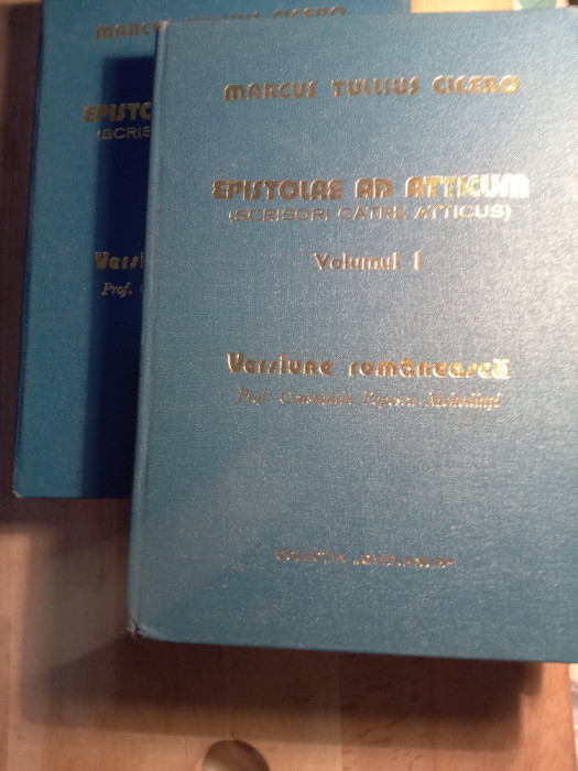 Cicero epistole către atticus,2 vol