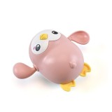 Jucărie de baie pentru copii eMazing, forma pinguin, culoare roz