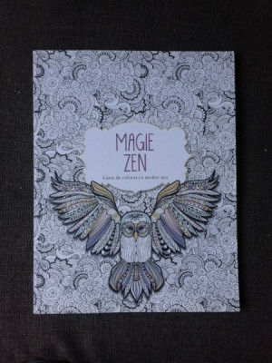 MAGIE ZEN, CARTE DE COLORAT CU MOTIVE ZEN foto