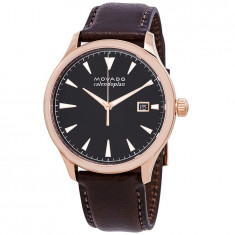 Ceas barbatesc Movado Heritage Black Dial, Roz-Auriu, 3650020 foto