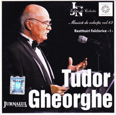 CD Folk: Tudor Gheorghe - Restituiri folclorice - I ( Jurnalul #63 ) foto