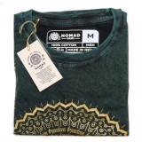 Cumpara ieftin Tricou Stone Wash - Mandala - Verde