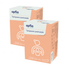 Tampoane postnatale M, 2 x 10 bucati, Apfia Care