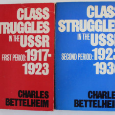 CLASS STRUGGLES IN THE USSR , 1917 - 1923 /1923 -1930 , TWO VOLUMES , by CHARLES BETTELHEIM , 1976- 1978