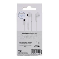 TNB WAY WIRED USB-C EARPHONES &amp;quot;WESTYPECWH&amp;quot; (timbru verde 0.18 lei) foto