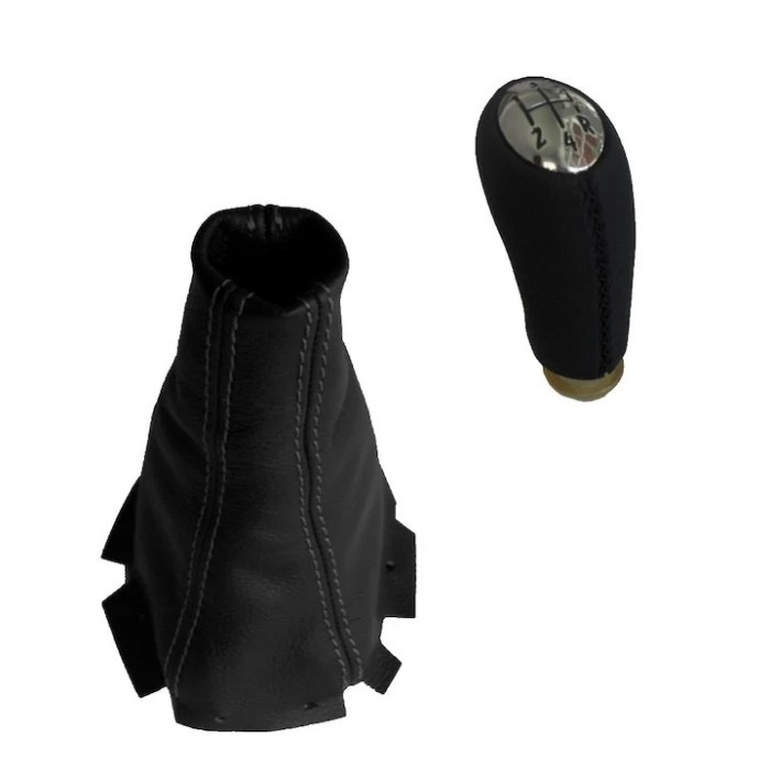 Set nuca cu manson schimbator viteze MARTI-NIK 15 compatibil cu DACIA Dokker 2012-2018, 5 viteze, piele