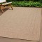 vidaXL Covor ZIZUR aspect iută, 120x120cm, pentru interior și exterior