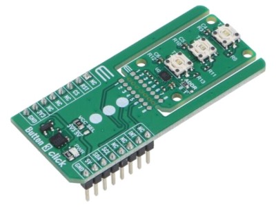 Placă prototip Click Board MIKROE TL3215AF160 cu buton foto