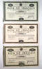1933 BON DE IMPOZIT - LOT (3 buc)