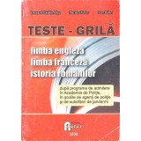 TESTE-GRILA: LIMBA ENGLEZA, LIMBA FRANCEZA, ISTORIA ROMANILOR-LEONARD CATALIN MISU, MARIANA TUDOR, STAN BAL-261952