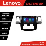 Navigatie Toyota Hilux 2008-2014 Lenovo Kit-143 8 core QLED Qualcomm 4+64 360 Android Waze USB Navigatie Internet Youtube Radio CarStore Technology