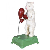 Figura din fonta cu o pisica boxer LUP005, Statuete
