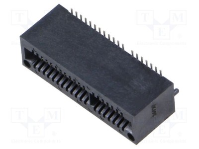 Conector SAMTEC de margine PIN 40 1mm gold flash SMT pentru PCB foto