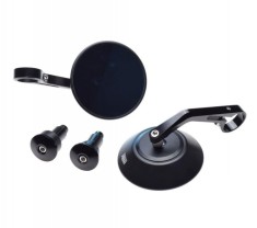 Set 2 oglinzi moto, universale, prindere in capatul ghidonului, diametru 95mm Cod Produs: MX_NEW LM0064