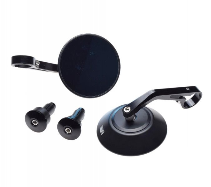 Set 2 oglinzi moto, universale, prindere in capatul ghidonului, diametru 95mm Cod Produs: MX_NEW LM0064
