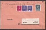 ROMANIA 1942 UZUALE MIHAI/PLIC CIRCULAT SIBIU-LEIPZIG STAMPILA CENZURA