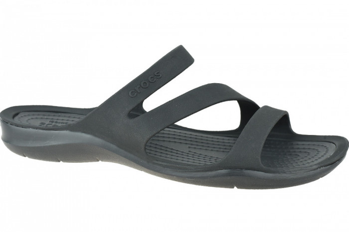 Papuci flip-flop Crocs W Swiftwater Sandals 203998-060 negru