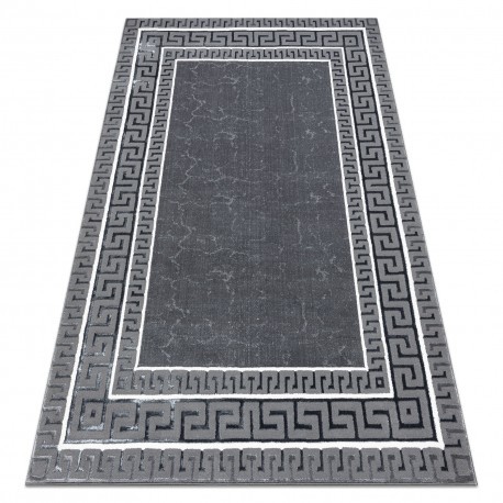 Covor ALLURE 1960 Cheie greacă, cadru - Structural, elegant, glamour gri, 70x250 cm