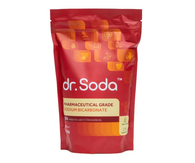 Bicarbonat de sodiu - grad farmaceutic, 1KG, Dr. Soda