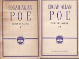 Edgar Allan Poe - Scrieri Alese, 2 Volume, Carti Beletristica Universala, Brosate, 1963