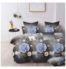 Lenjerie pat dublu,bumbac finet,6 piese,cearceaf normal 220x240cm, cearceaf pilota 200x220cm, 2 fete de perna 50x70, 2 fete de perna 70x70-A1185, Talo