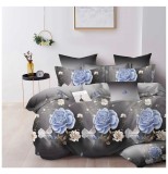 Cumpara ieftin Lenjerie pat dublu,bumbac finet,6 piese,cearceaf normal 220x240cm, cearceaf pilota 200x220cm, 2 fete de perna 50x70, 2 fete de perna 70x70-A1185