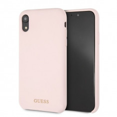 Husa Guess GUHCI61LSGLLP iPhone XR Light Pink Silicon foto