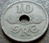 Moneda istorica 10 ORE - DANEMARCA, anul 1942 *cod 1086 - OCUPATIE NAZISTA!, Europa, Zinc