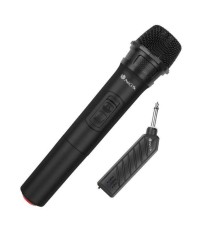 Microfon wireless unidirectional VHF Jack 6.3 mm negru SINGERAIR NGS