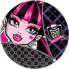 Farfurii Monster High Party 23cm set 8 buc foto