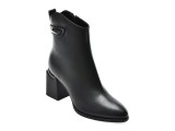 Botine FLAVIA PASSINI negre, T1249, din piele naturala