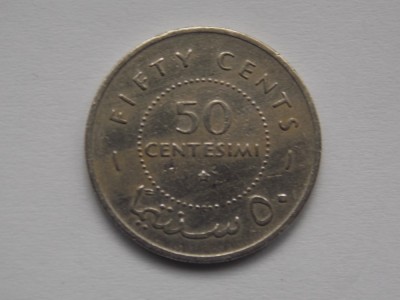 50 CENTESIMI 1967 SOMALIA foto