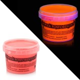 Vopsea glow in the dark fosforescenta care lumineaza portocaliu - 100 g