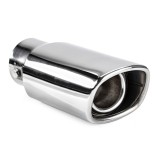 Ornament toba esapament universal AMiO MT 015, capat evacuare cromat din otel inoxidabil, montaj 30-48 mm, prindere cu suruburi sau sudura