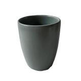 Pahar ceramica, 300 ml, Gri-Verzui Mat