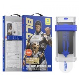 Folie de protectie Ecran Blueo AR Applicator Pro pentru Apple iPhone 16 Pro Max, Sticla Securizata, Full Glue, 3D, Neagra