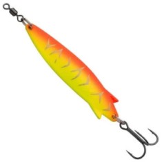 Lingura Oscilanata ABU GARCIA Toby Spoon LF, Red Hot Tiger, 28g, 9cm, 1buc/pac foto