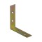 Coltar metalic, 70 x 70 x 15 mm, 50 buc / set