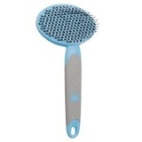 Perie pentru animale de companie, albastru și gri, m&acirc;ner ergonomic, CMCLASS