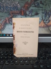Statutele Cercului Medico-Farmaceutic din Turnu Severin, Turnu Severin 1907, 179