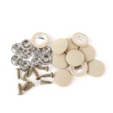 Set 12 clipsuri pentru reparatii tapiterie plafon auto, culoare Bej, Oem