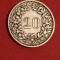 20 rappen 1881, T = 1.000.000, stare EF / EF+ [poze]. Discount conform descriere [10 - 20 %. Vezi descrierea.].
