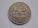 1 SHILLING 1980 KENYA-XF, Africa