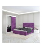 Dormitor Eric Mov Cu Dulap Tapitat 180x200cm