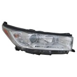 Far TOYOTA HIGHLANDER (U50), 10.2016-12.2019, partea dreapta, TYC, fara lumini de zi; Tip=USA; H11+HB3+W5W+WY28/8W; manual; Omologare: SAE; halogen