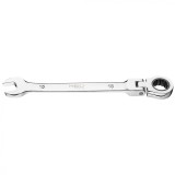 Cheie combinata fixa - inelara cu articulatie si clichet 15 x 220 mm 09-057