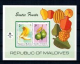 Maldives 1975 - Fructe exotice, colita neuzata