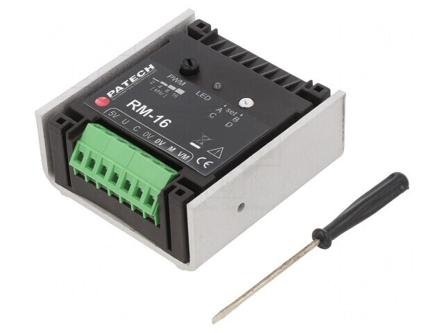 Regulator PWM pentru şină DIN 16A 10-28VDC